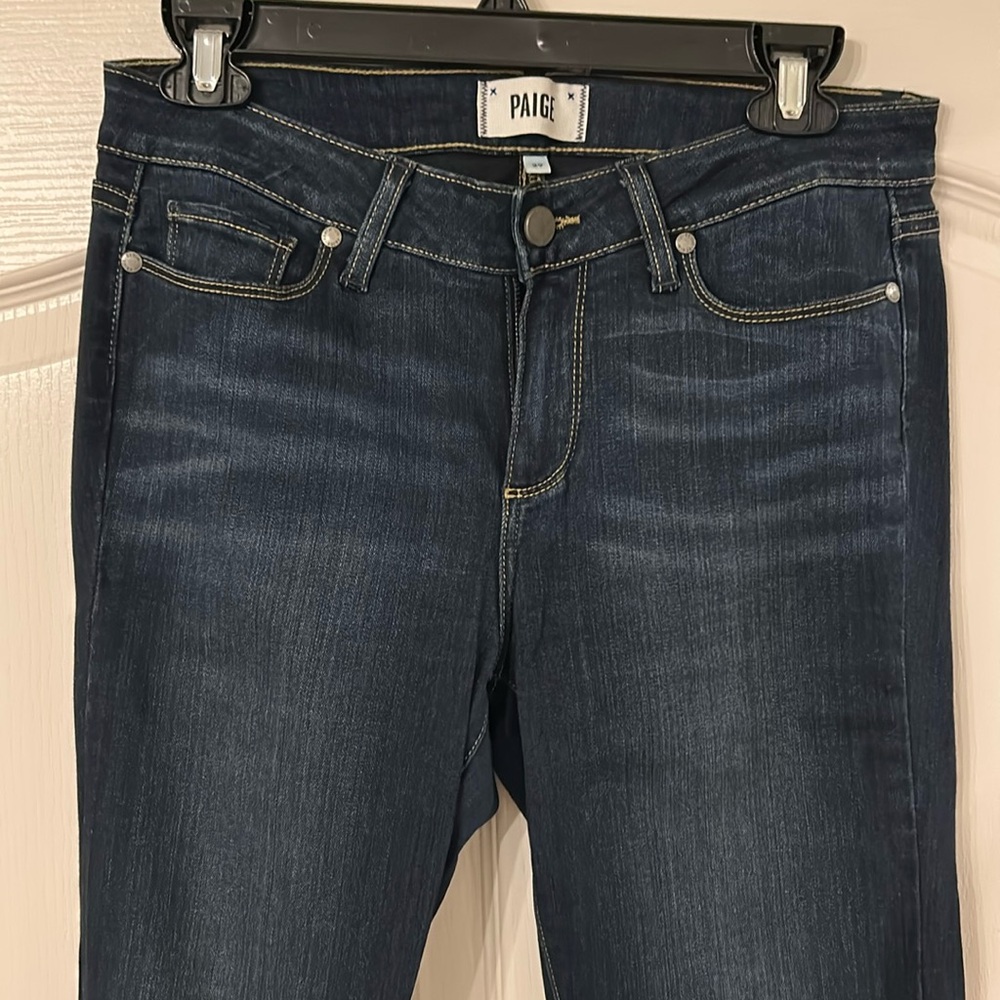 Paige denim blue skinny jeans
